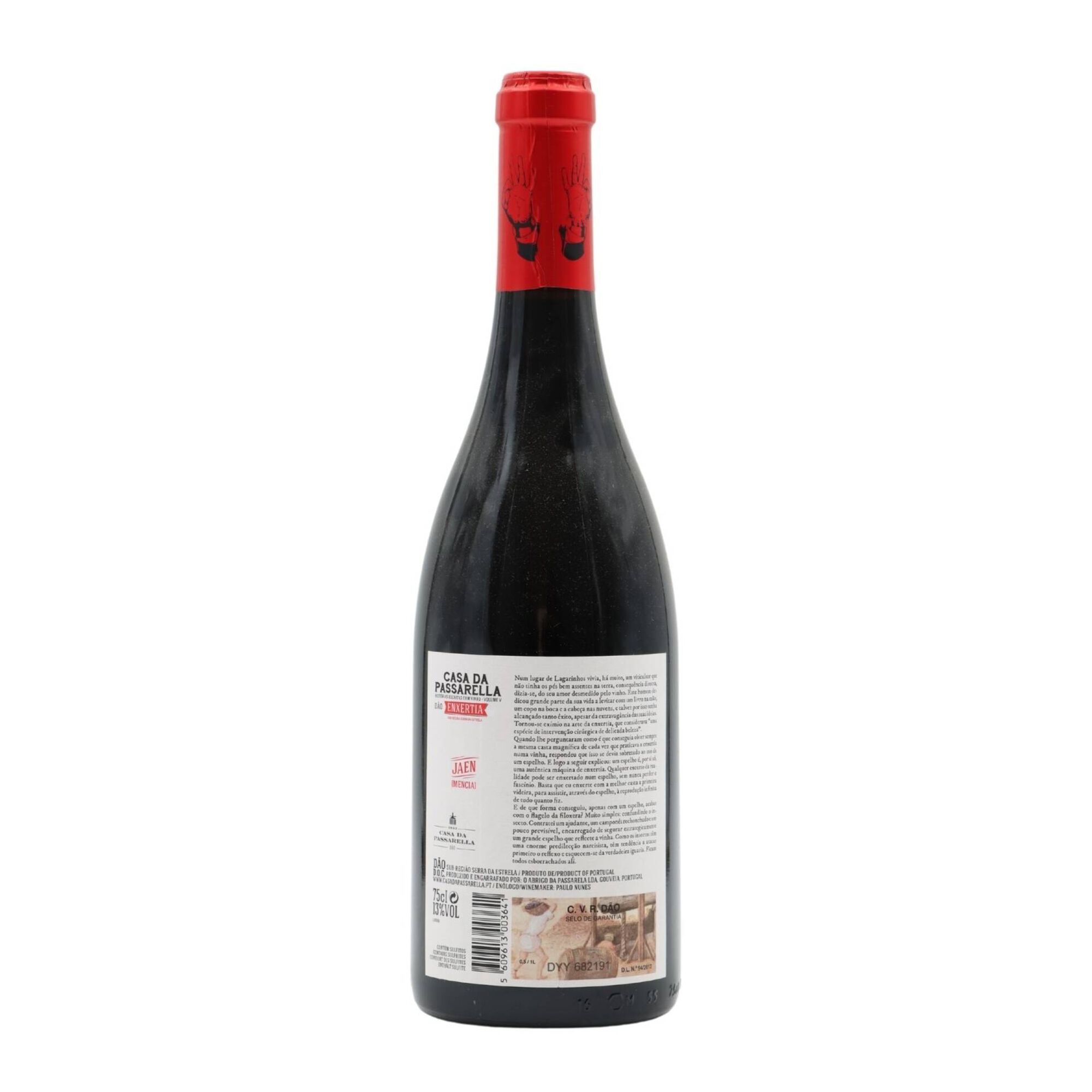 Casa da Passarella Enxertia Jaen D&atilde;o Vinho Tinto