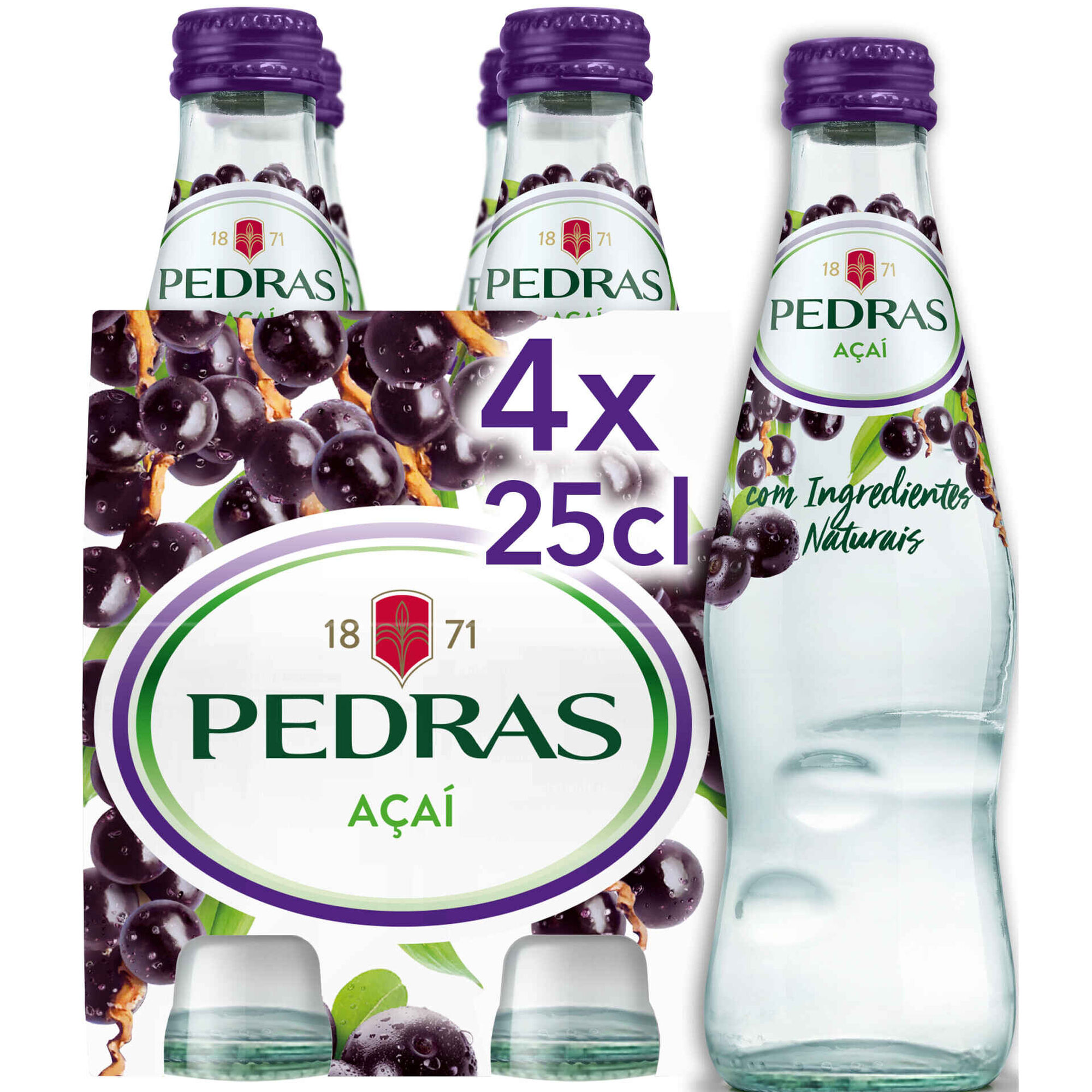 &Aacute;gua com G&aacute;s A&ccedil;a&iacute; Pedras Salgadas