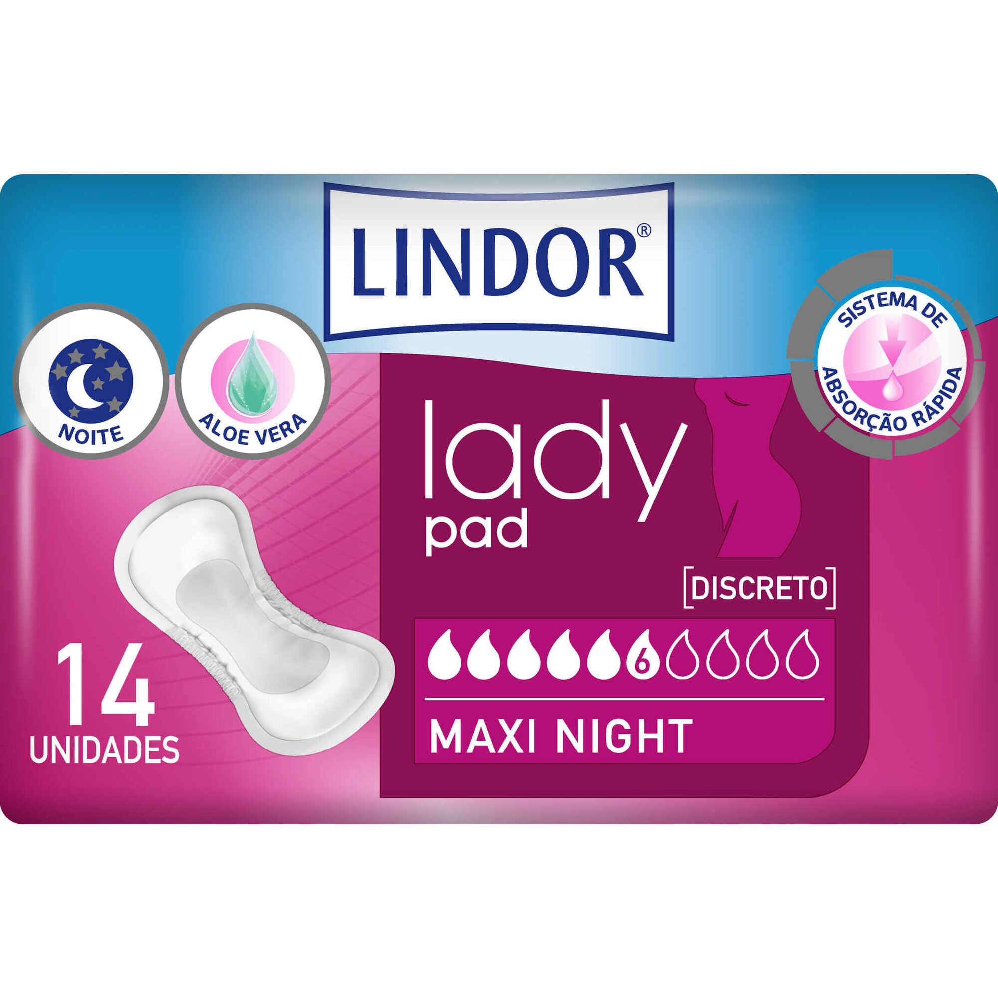 Pensos Incontinência Maxi Noite