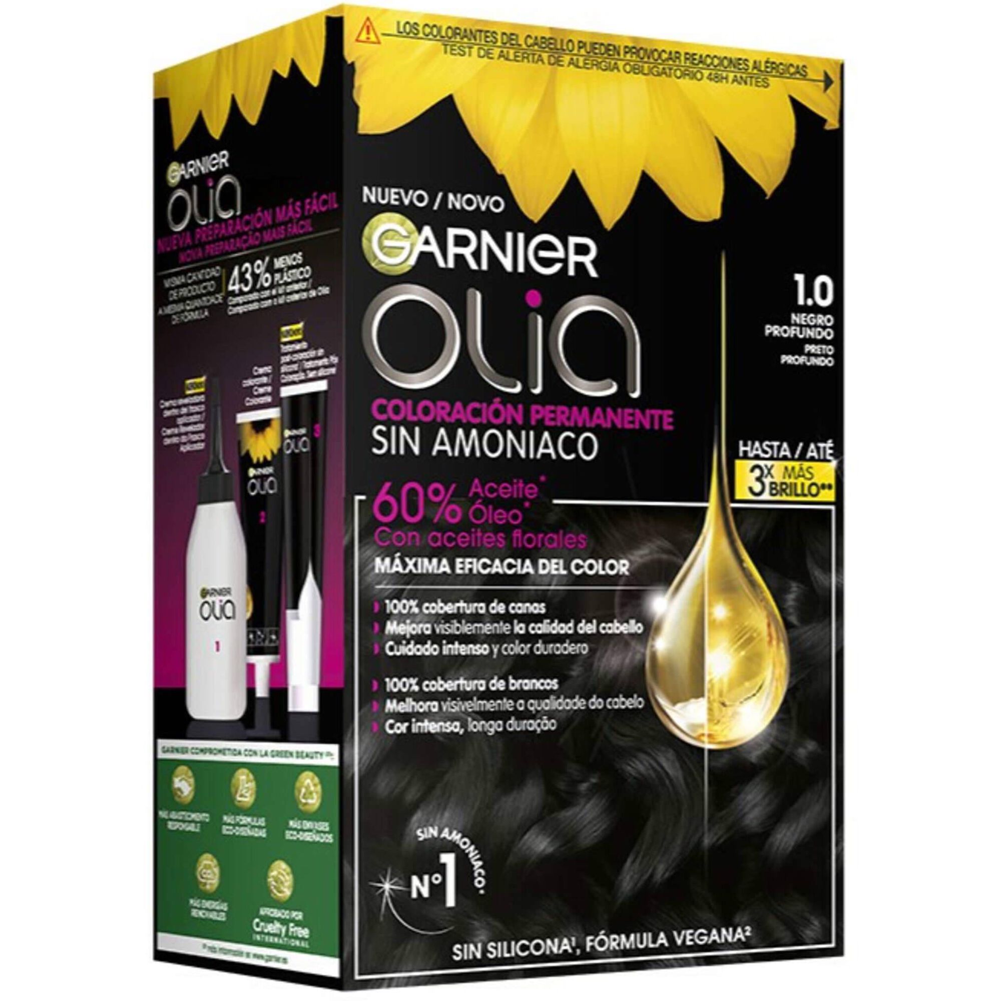 Coloração Permanente Olia Preto Ébano 1.0