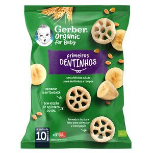Snack para Bebé com Cereais e Banana Primeiros Dentinhos +10M Gerber