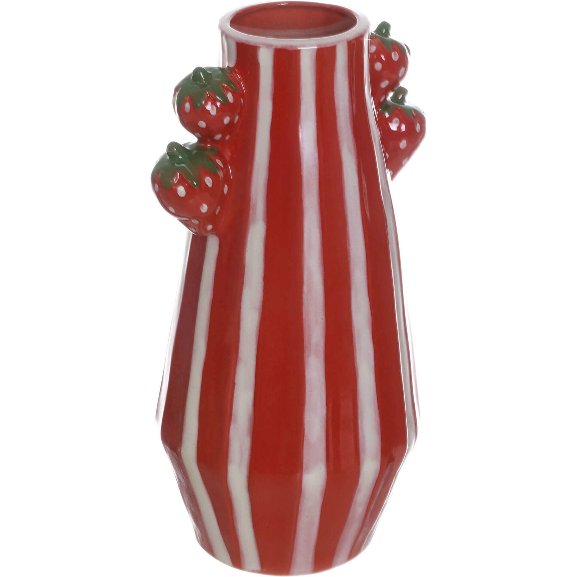 Jarra Riscas Rosa com Morangos