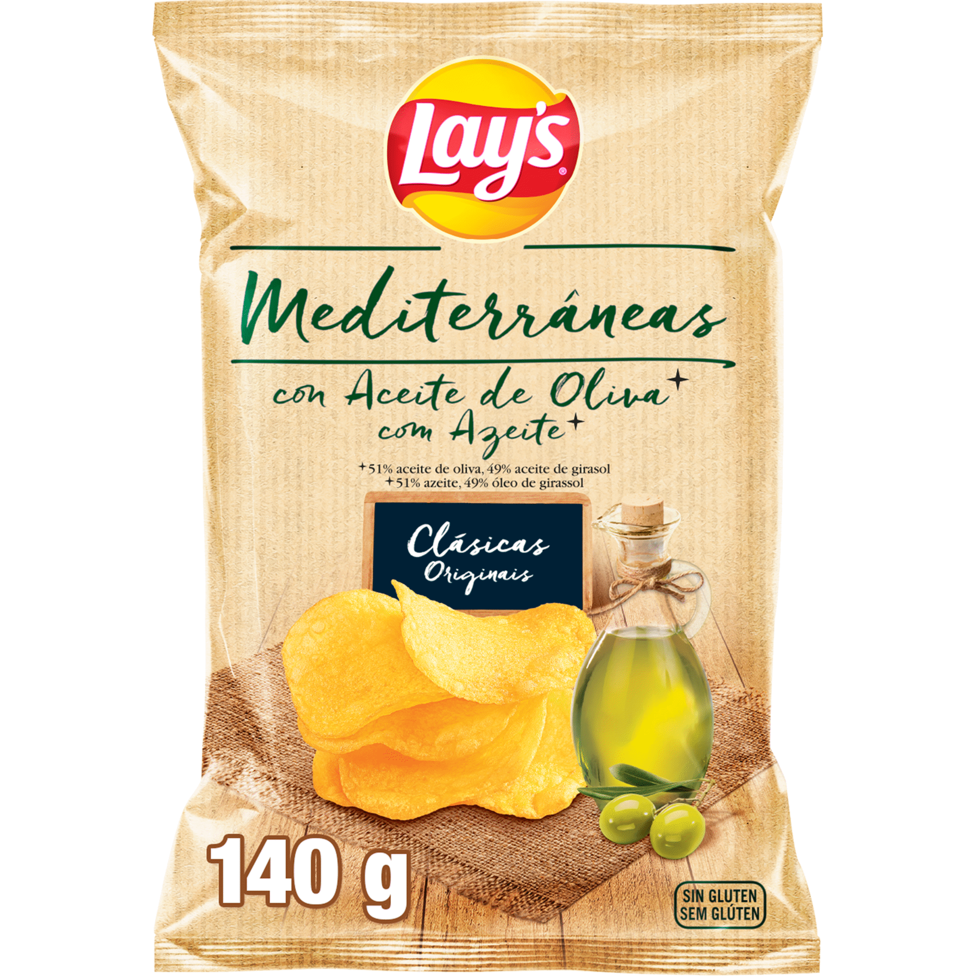 Batata Frita Lisa Mediterrâneas