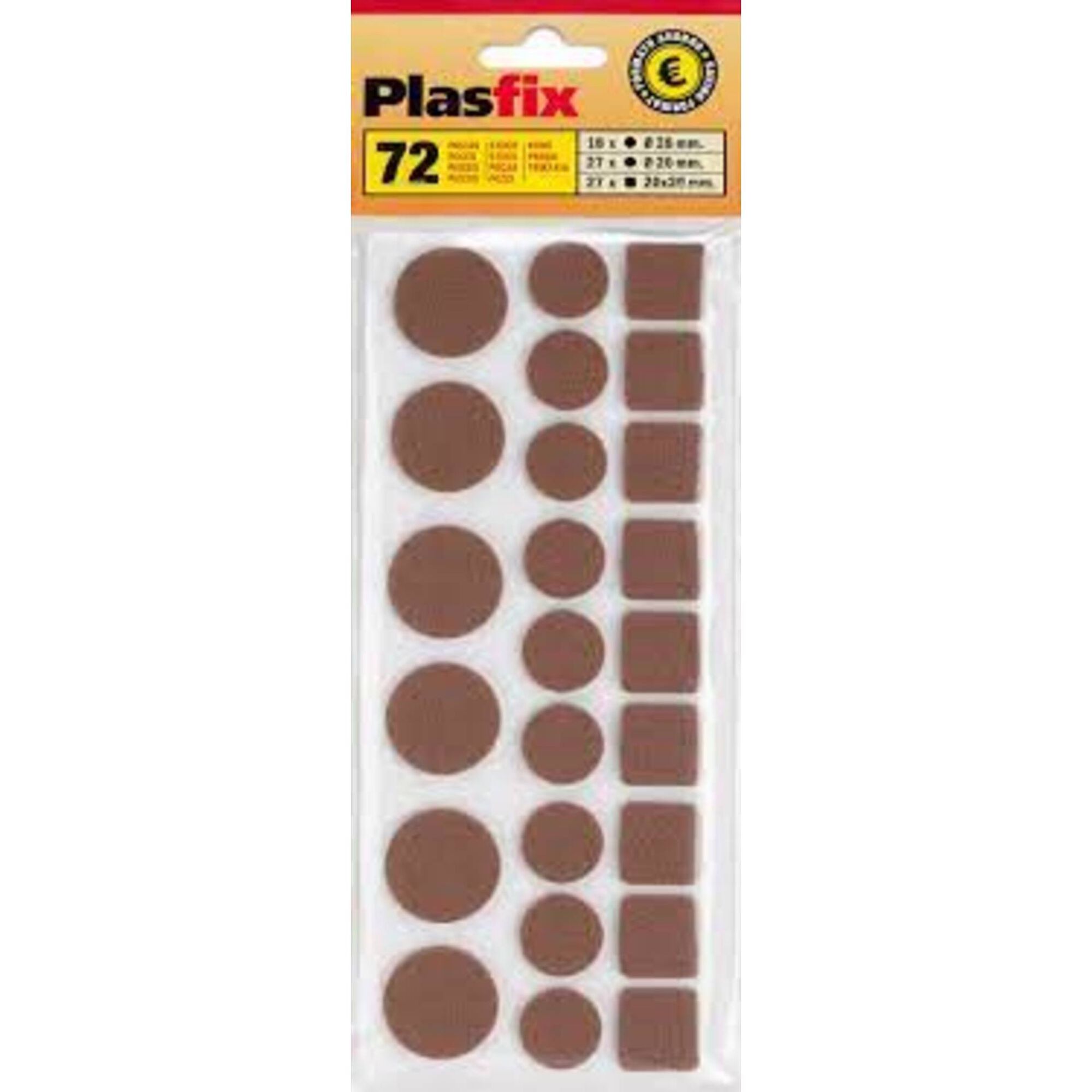 Feltros Adesivos Multiforma Castanho