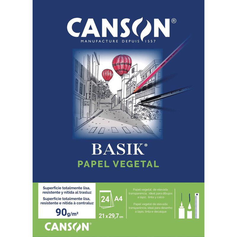 Papel Vegetal A4 Canson