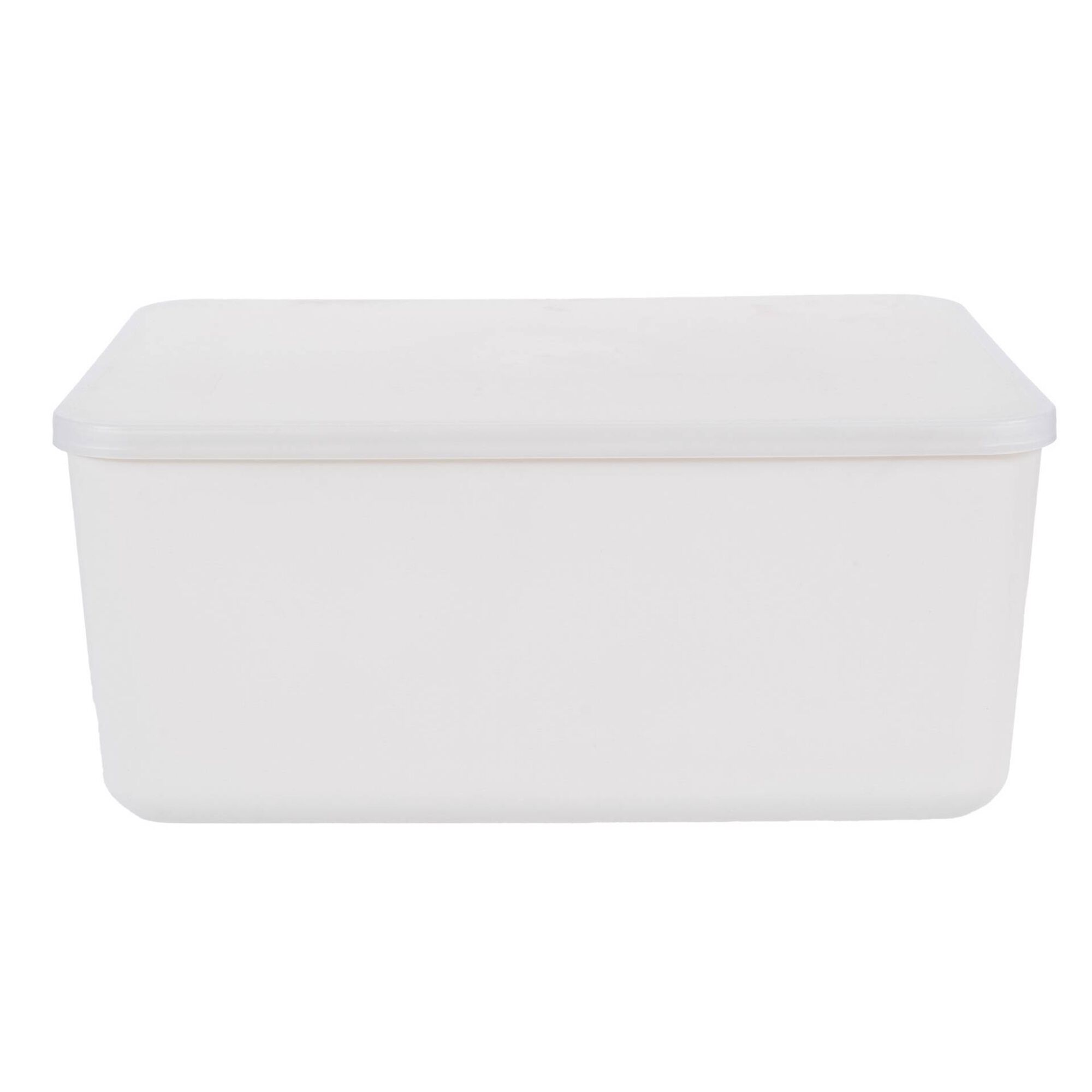 Caixa Arruma&ccedil;&atilde;o Pl&aacute;stico Branca