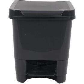 Balde do Lixo com Pedal 9l Preto Kasa
