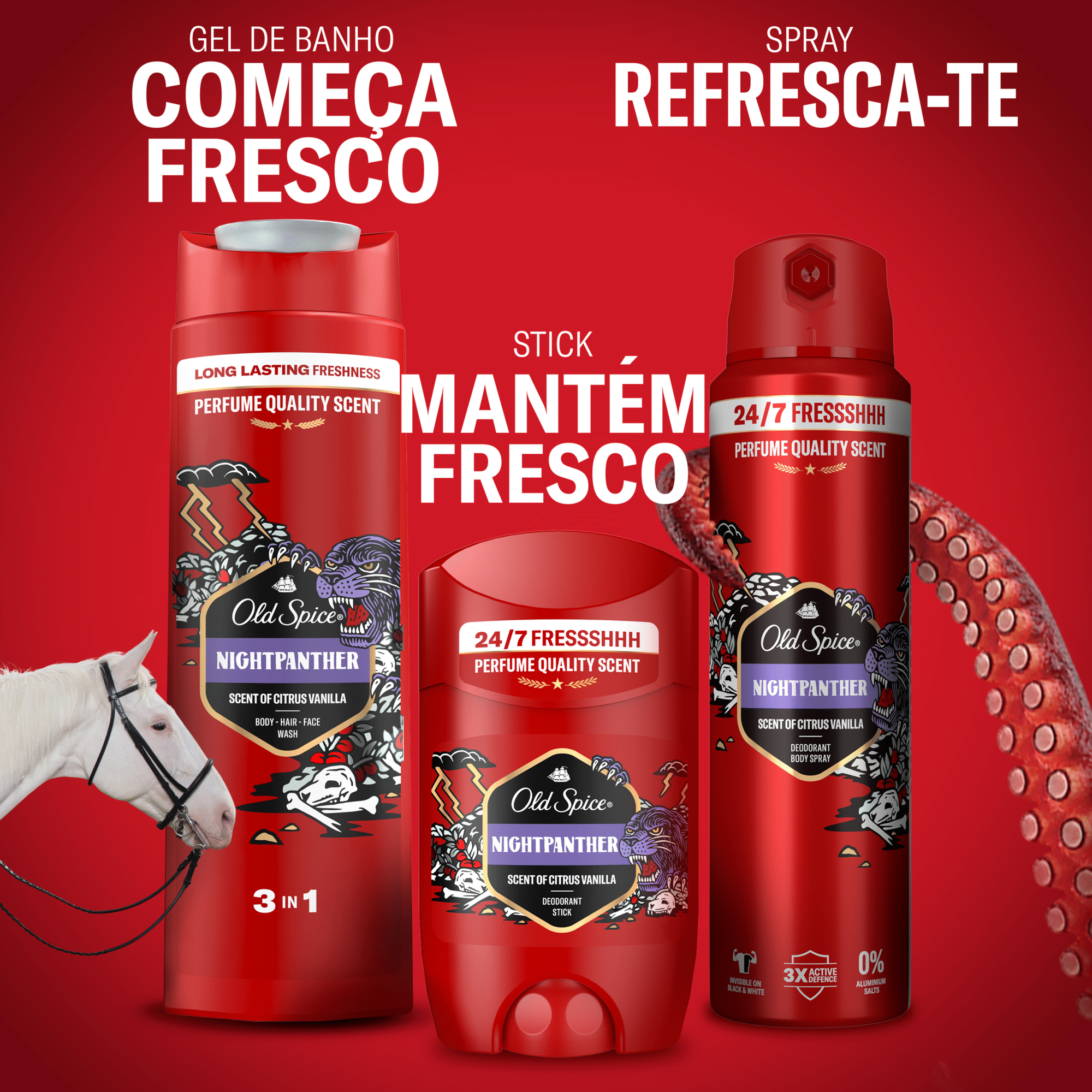 Desodorizante Stick Nightpanther