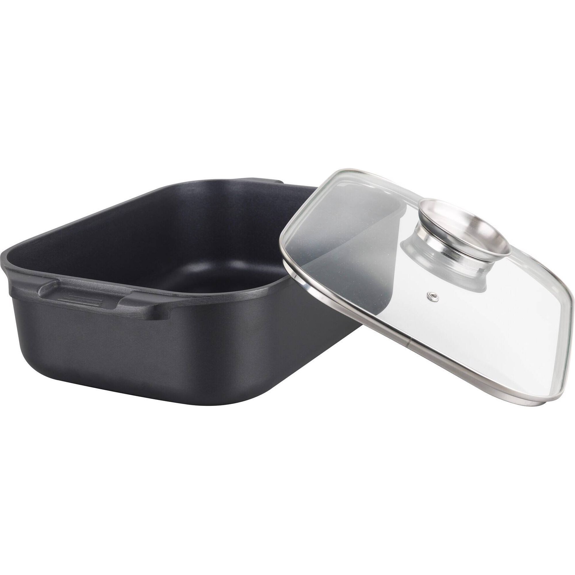 Assadeira Forno 34x24cm Preta Kasa