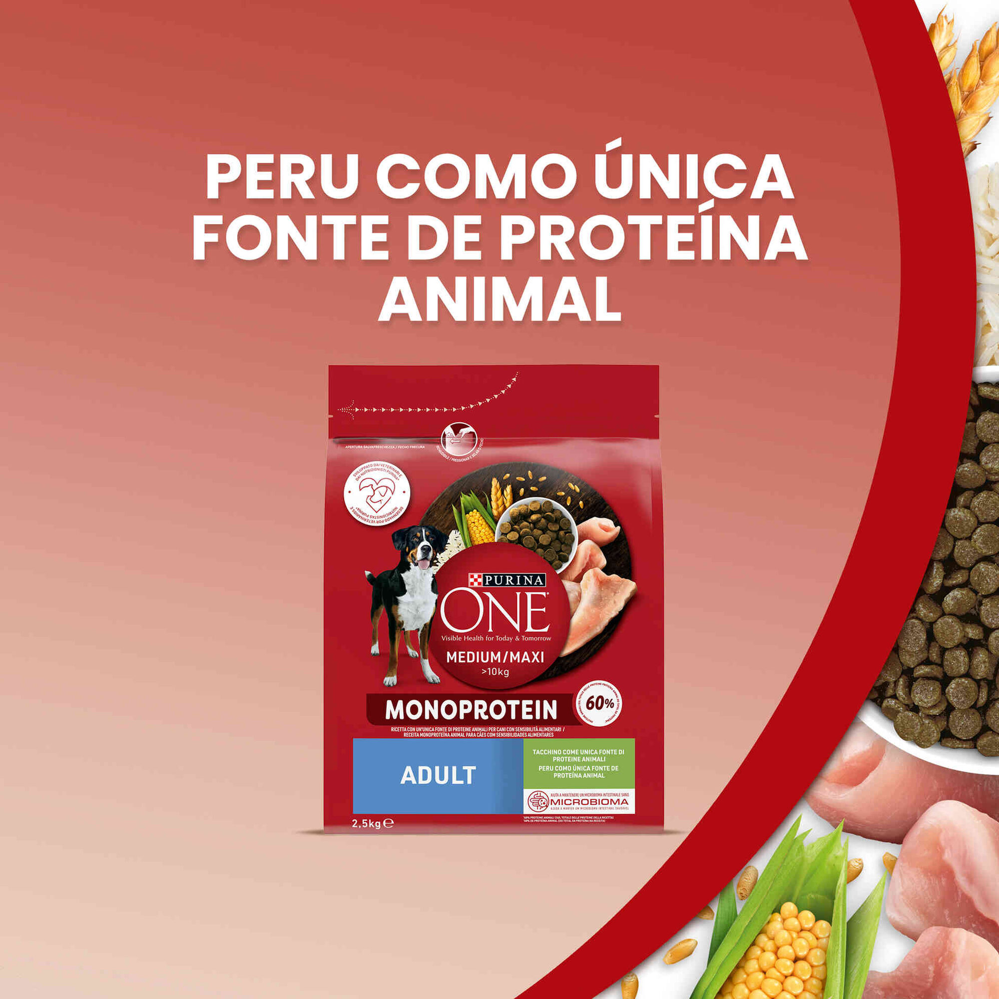 Ração para Cão Adulto Médio e Maxi Monoproteína