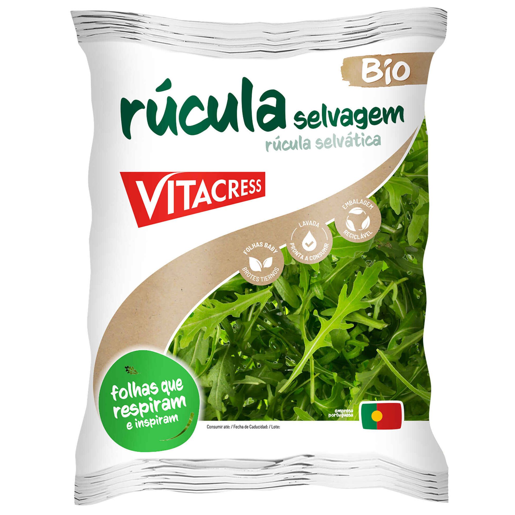 R&uacute;cula Selvagem Biol&oacute;gica