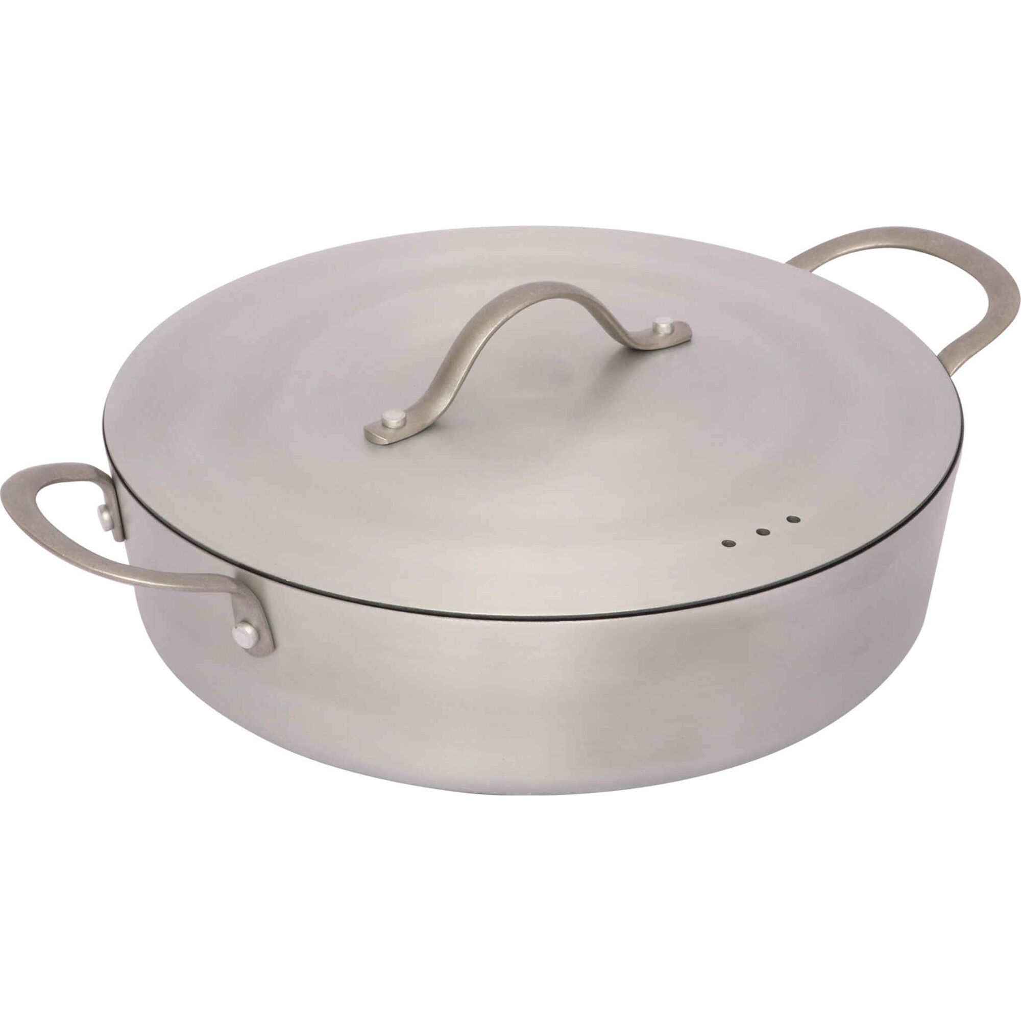 Caçarola Baixa Antiaderente Alumínio 28cm Névoa