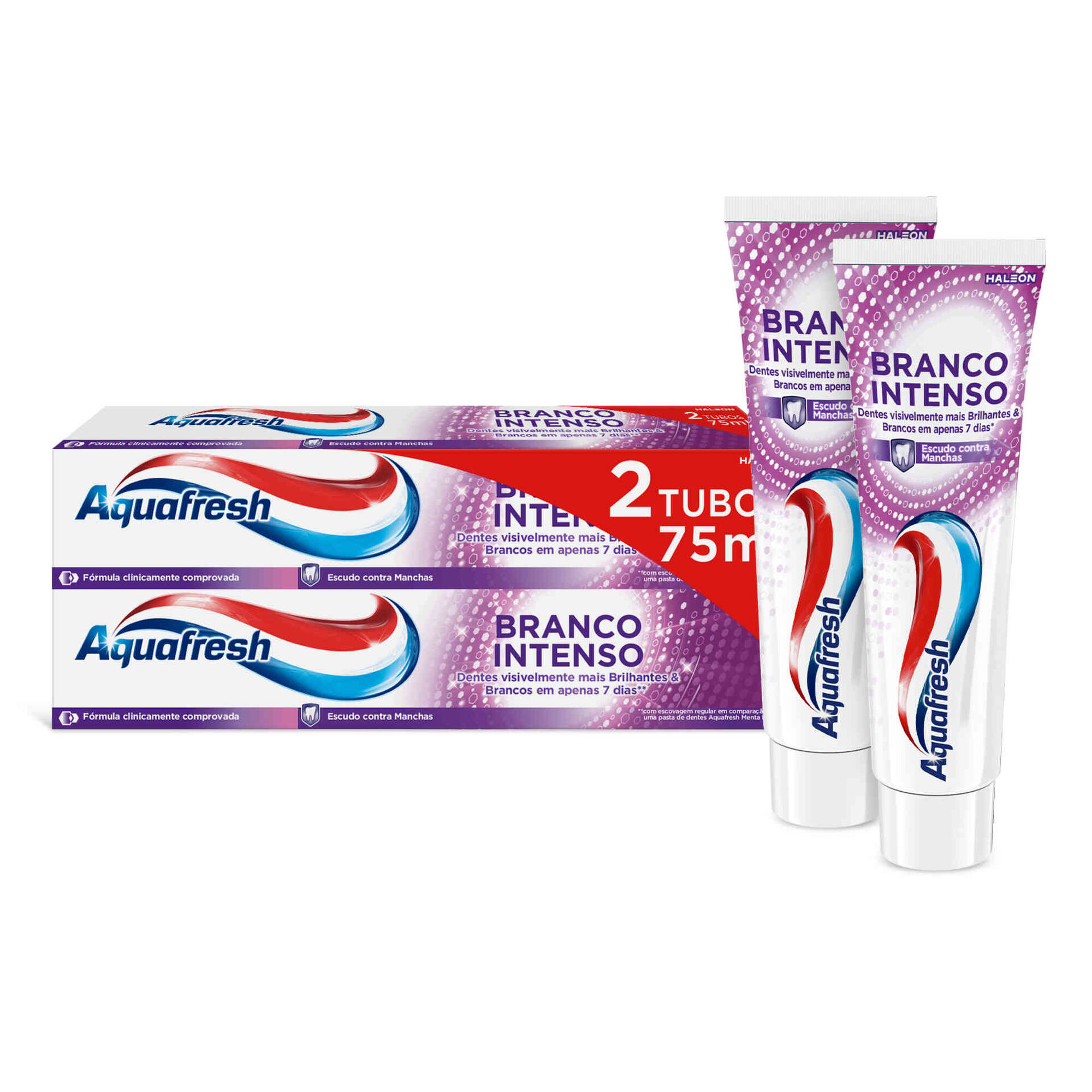 Pasta de Dentes Branqueadora Branco Intenso Aquafresh
