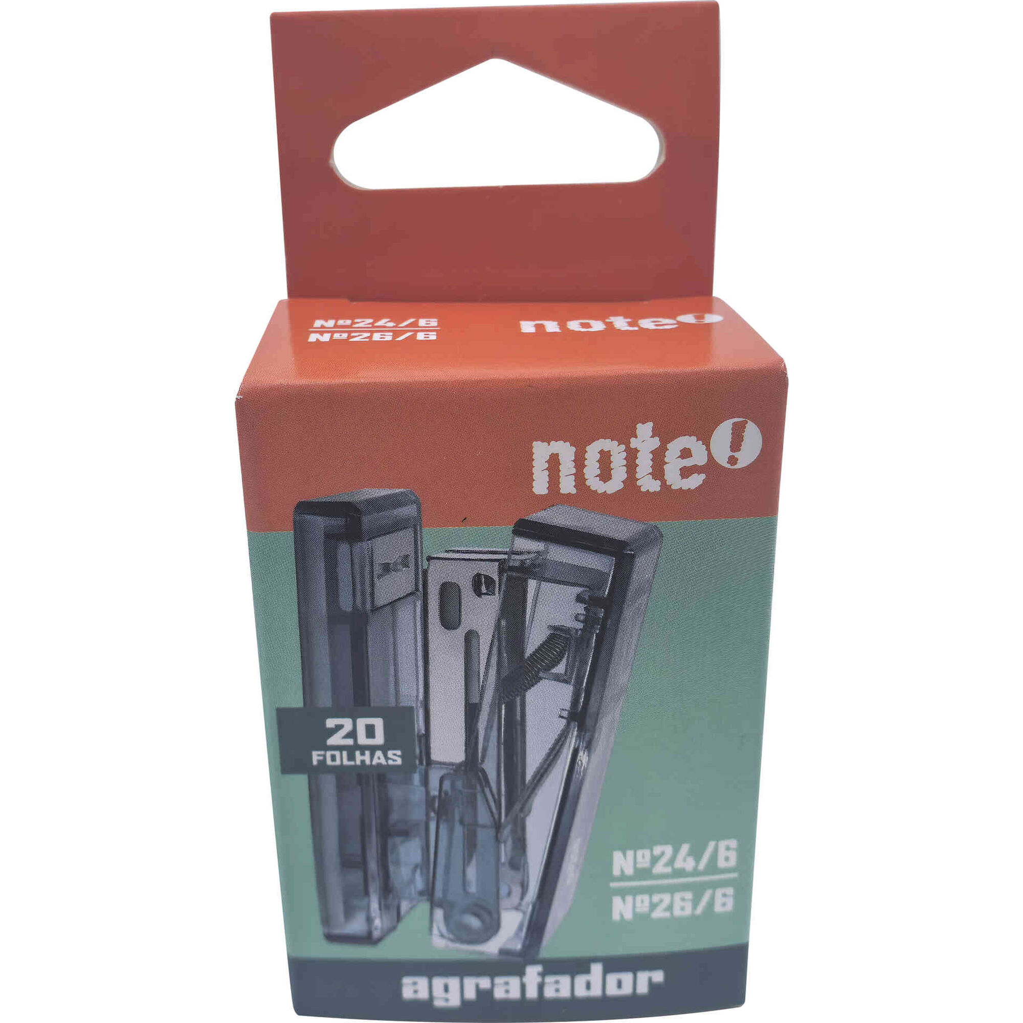 Agrafador Mini Transparente (v&aacute;rias cores) Note!