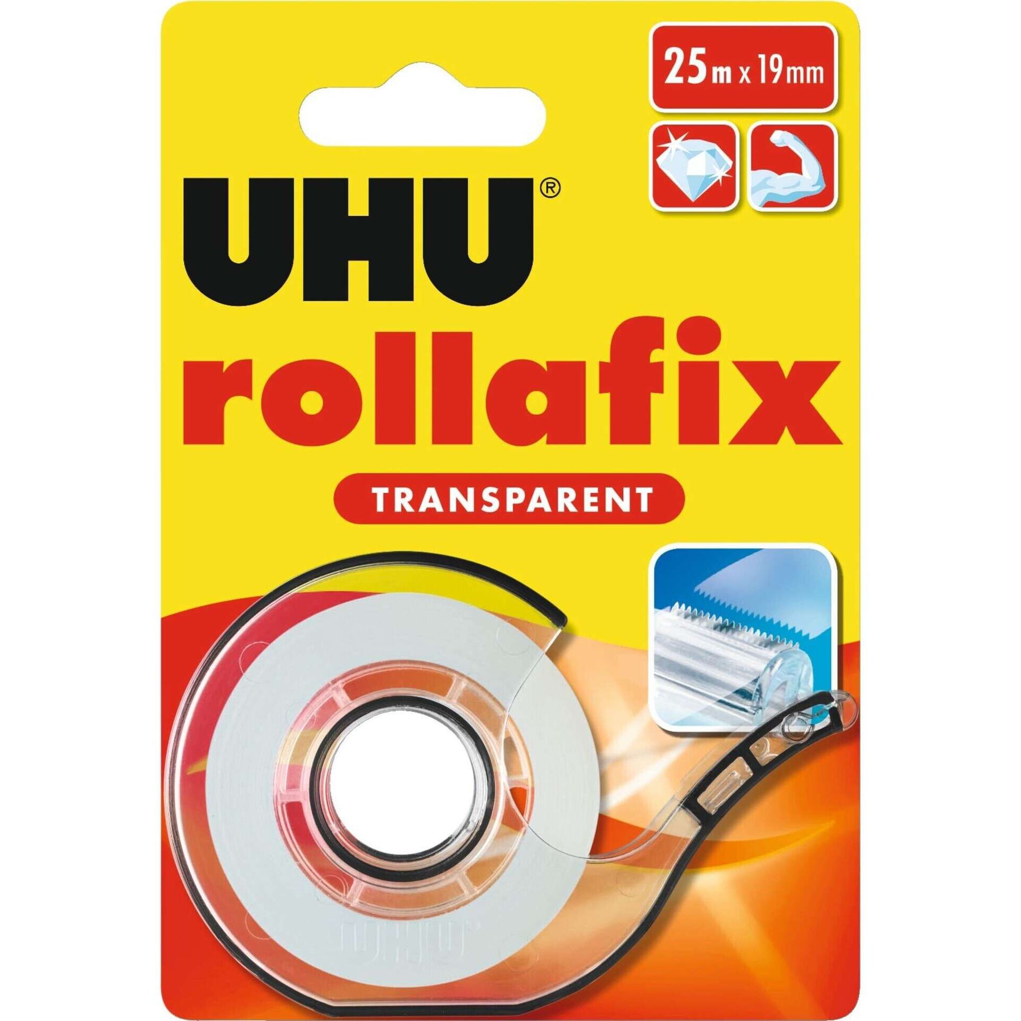 Fita Cola Transparente com Dispensador 25mx19cm