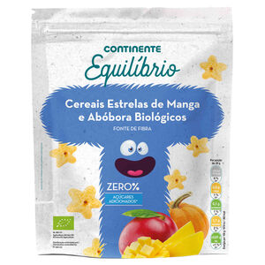 Cereais Estrelas de Manga e Abóbora Continente Equilíbrio
