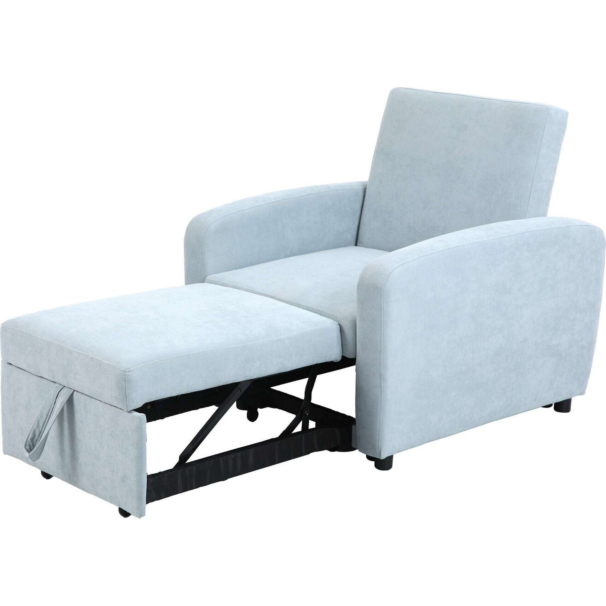 Poltrona Cama 4 em 1 Cinza