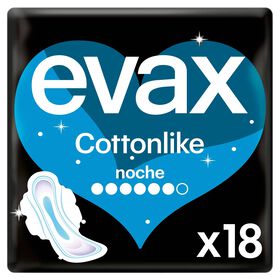 Pensos Higiénicos Cottonlike Noite com Abas Pensos Higiénicos Cottonlike Noite com Abas