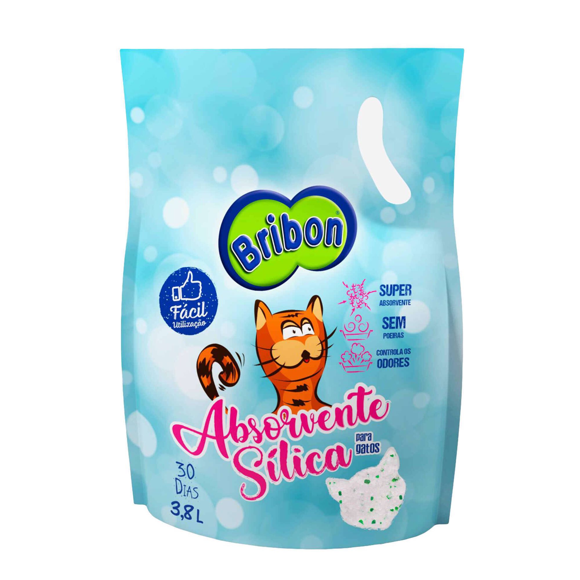 Areia Absorvente S&iacute;lica Gel Bribon