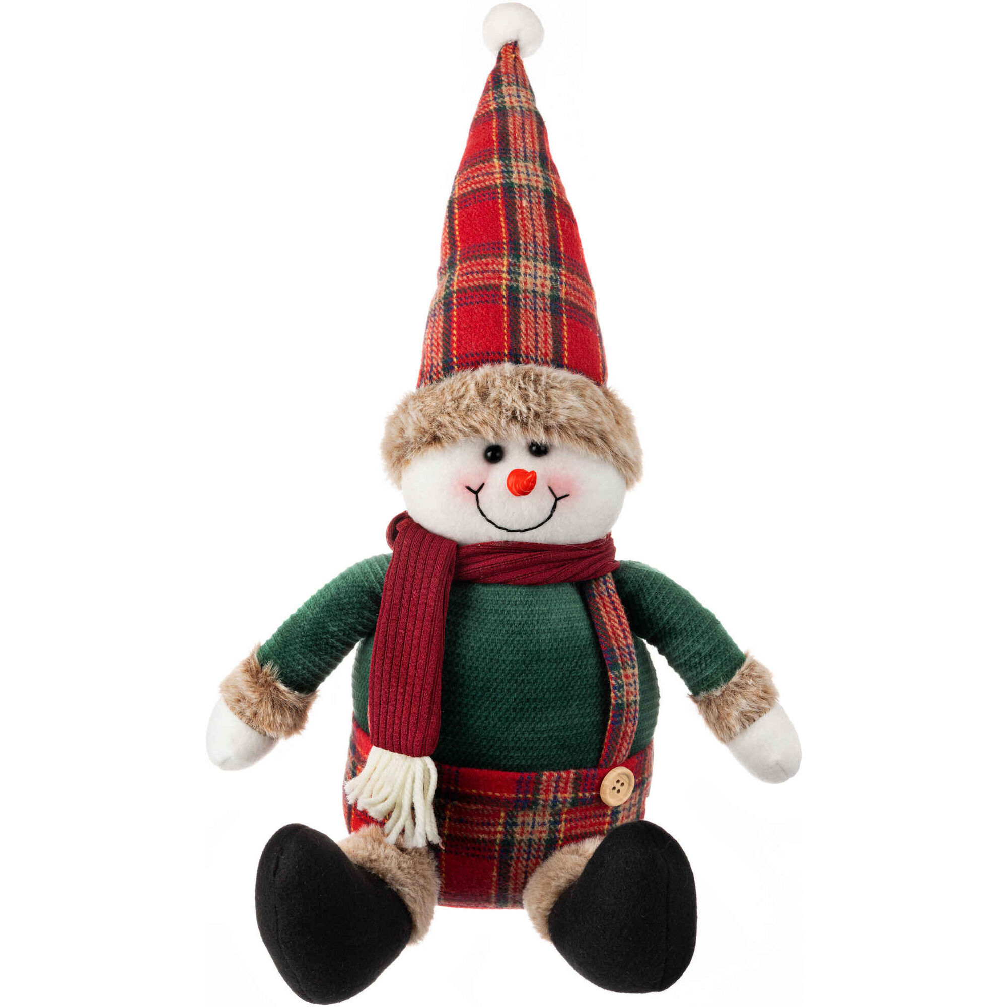 Boneco de Neve Sentado 40cm