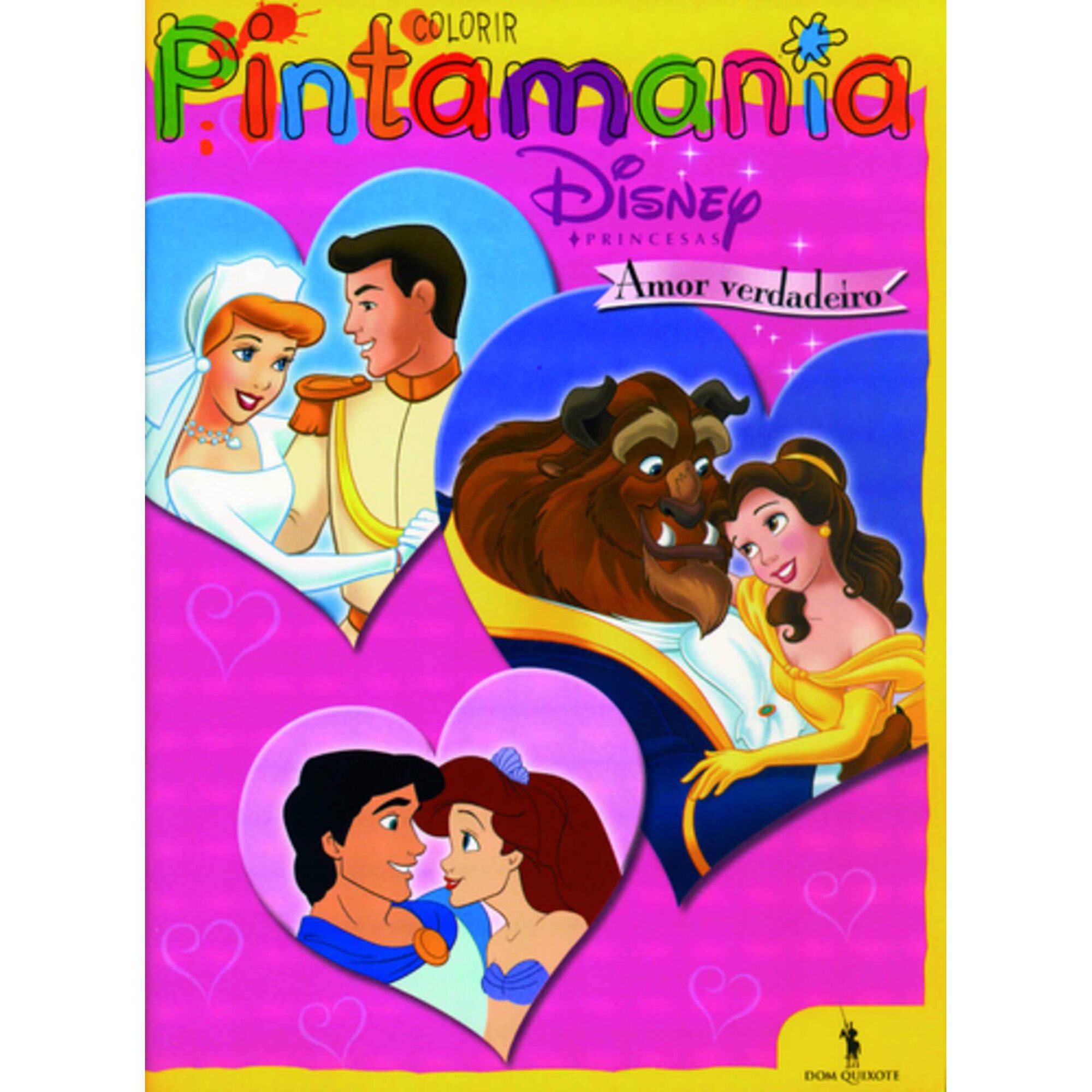 Princesas - Amor Verdadeiro (Livro de Colorir) de Dom Quixote