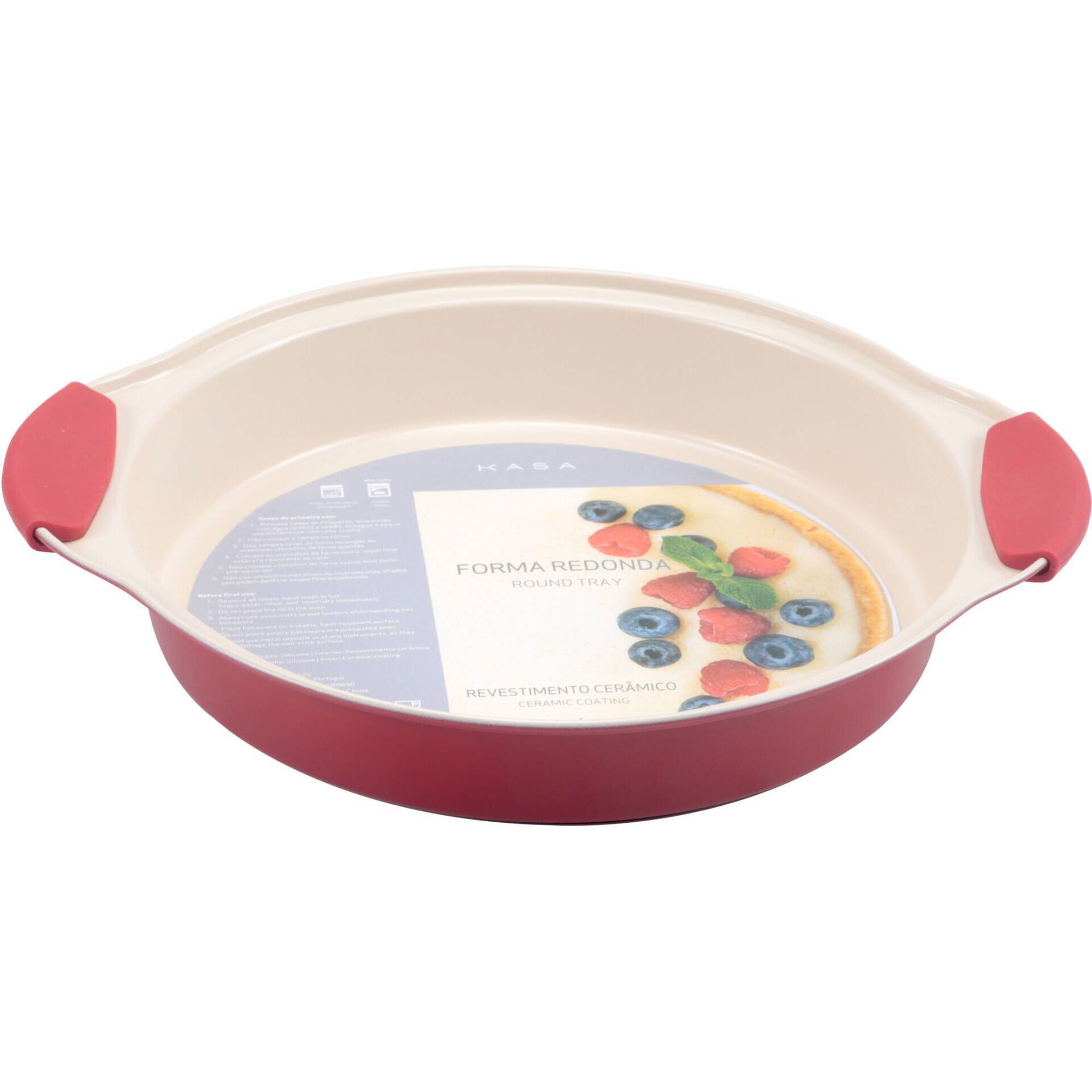 Forma Redonda 22cm Revestimento Cer&acirc;mico Kasa