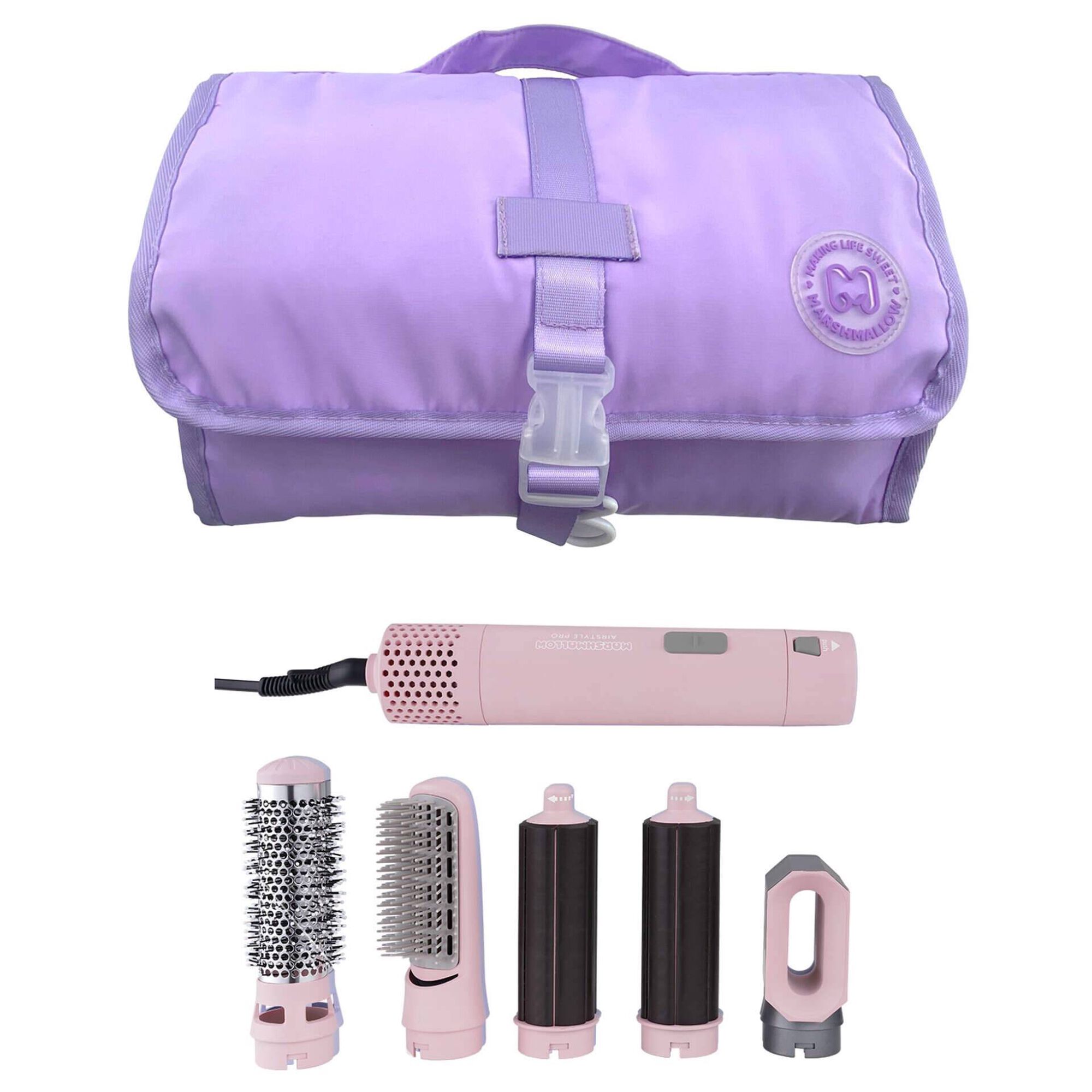 Modelador 5 em 1 com Necessaire Rosa Marshmallow