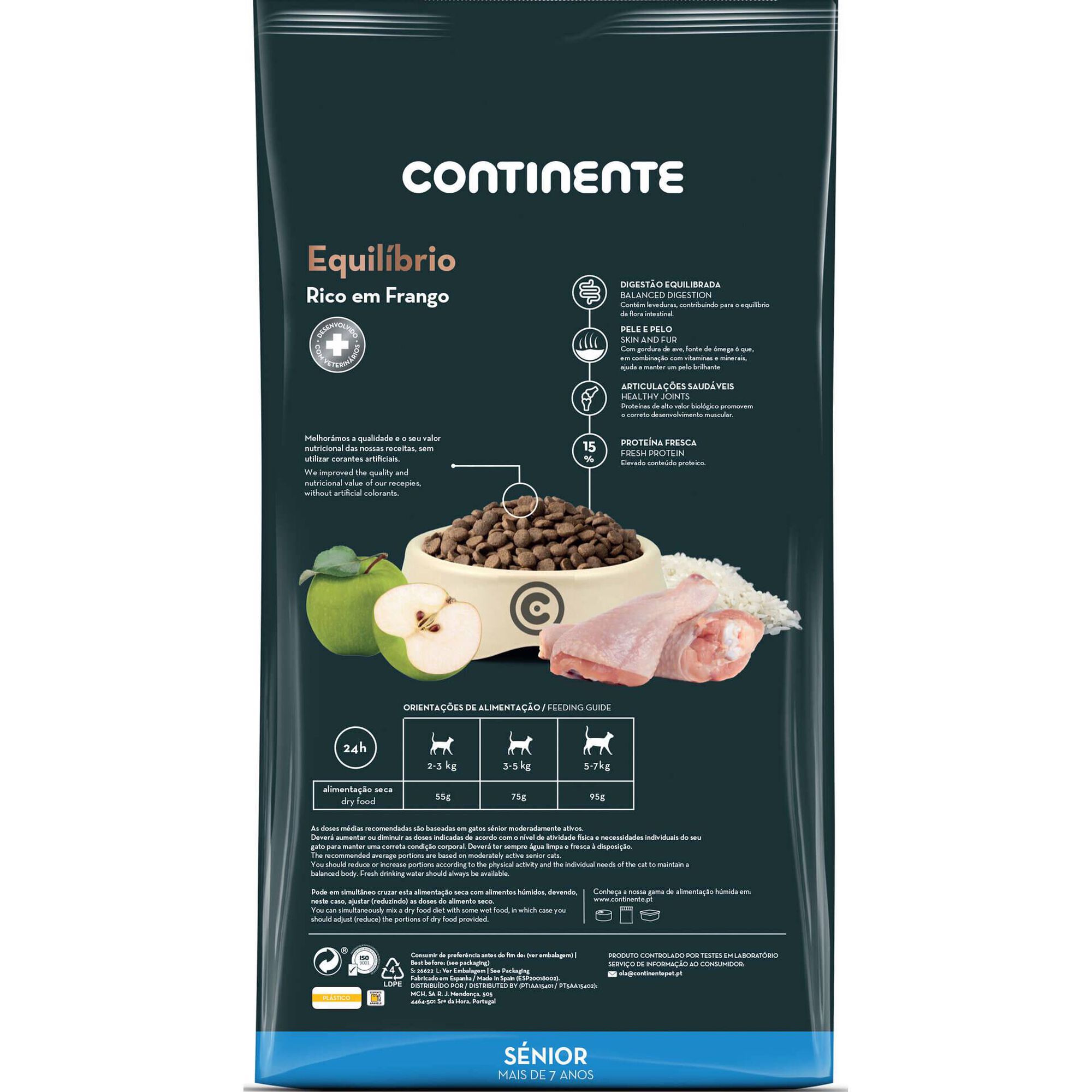 Ração para Gato Sénior Frango