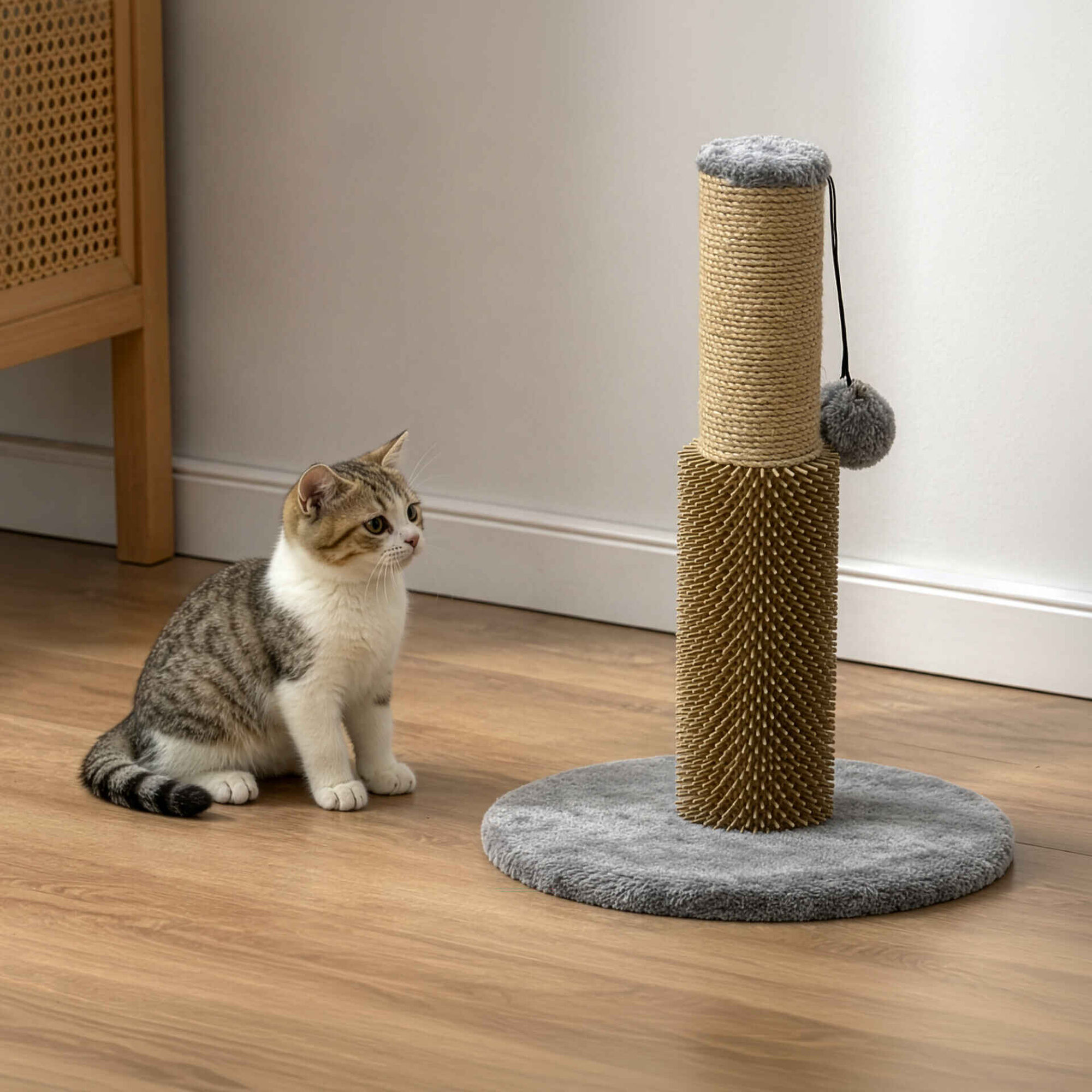 Arranhador para Gato 41cm Natural Lupi Linx