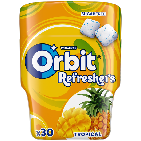 Pastilhas Refreshers Sabor Tropical Orbit