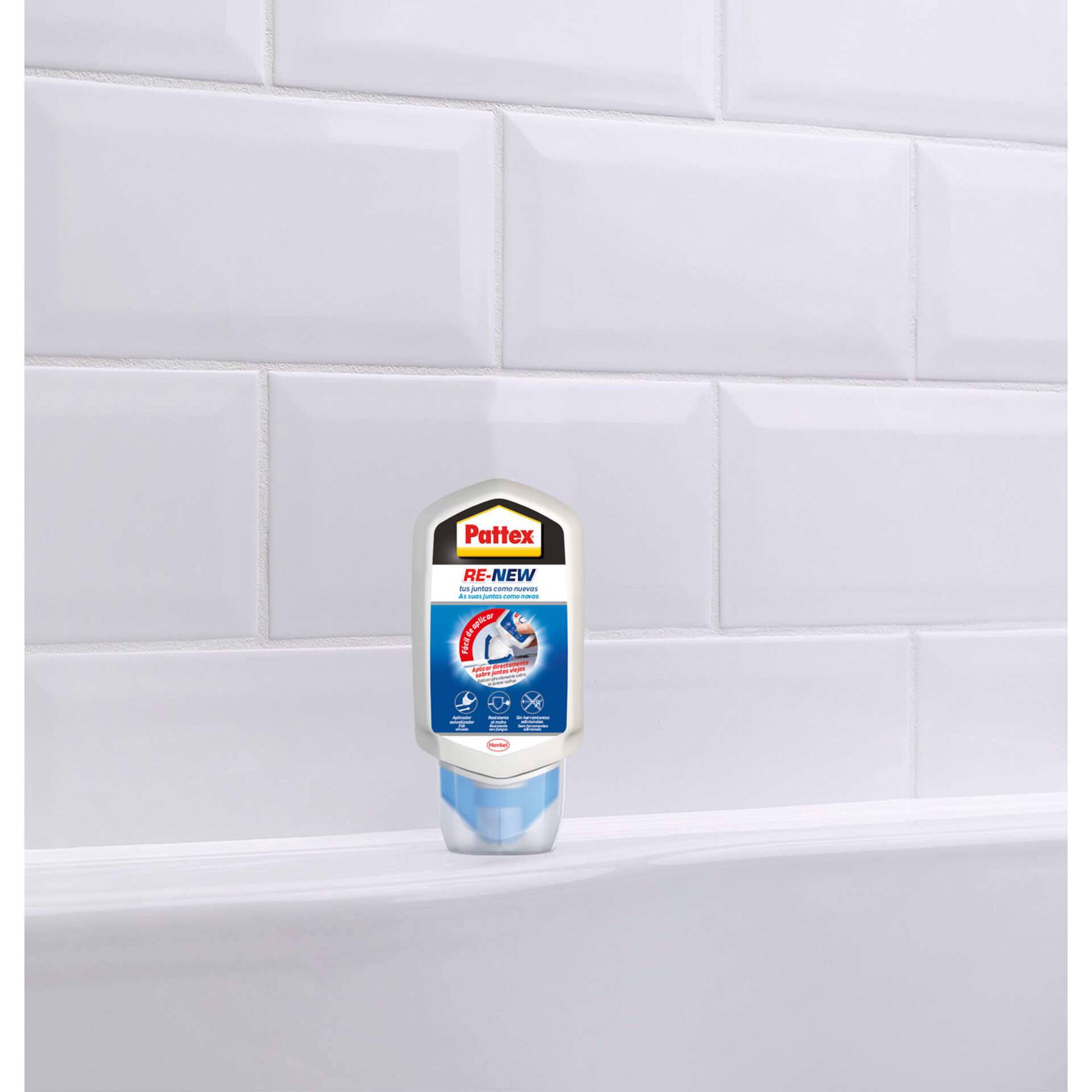 Silicone Banho Renovador de Juntas Branco