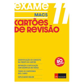 Cart&otilde;es de Revis&atilde;o MACS (11&ordm; Ano)