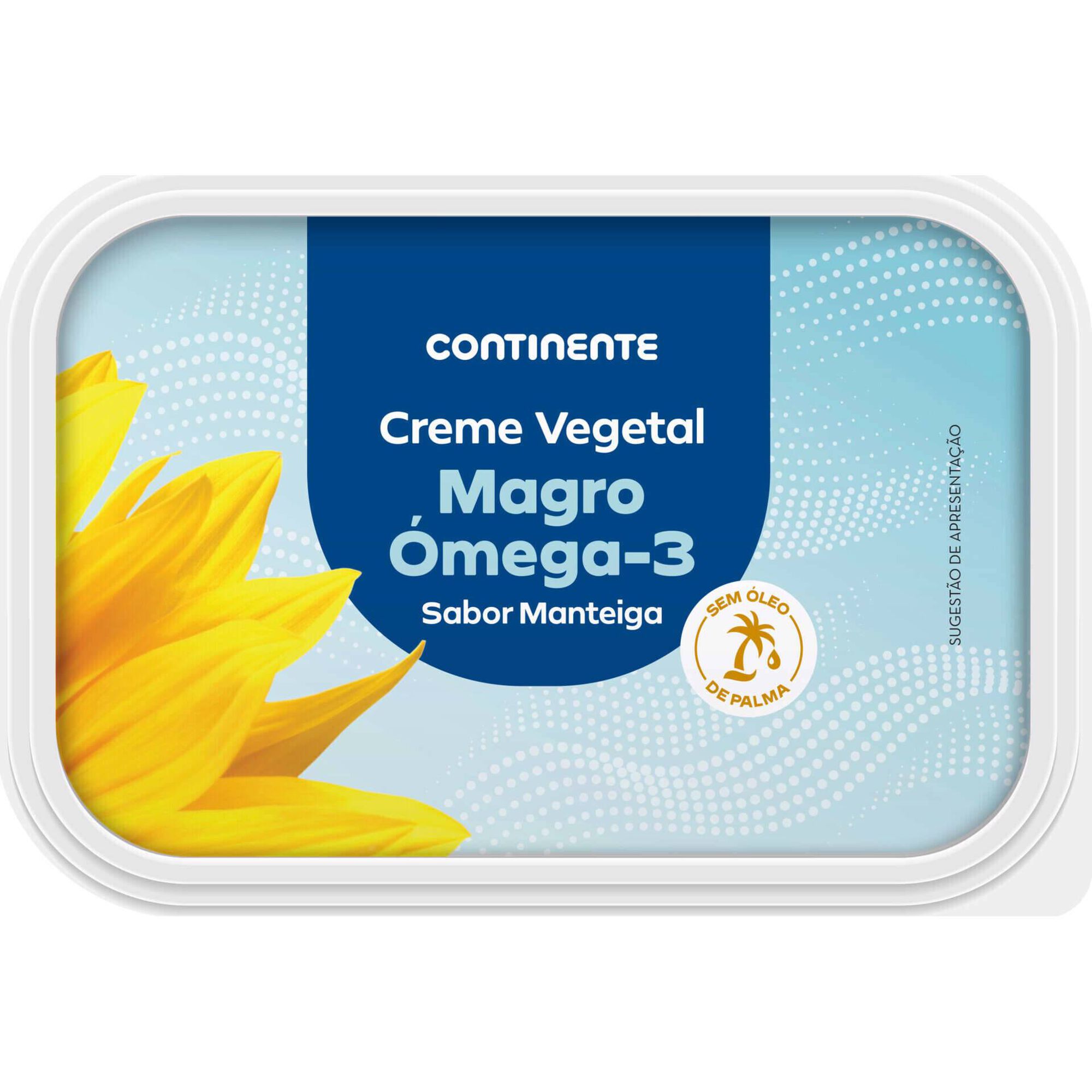Creme Vegetal Magro Sabor a Manteiga Continente