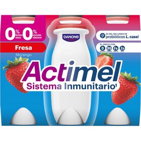 Iogurte L&iacute;quido Magro Defesas Morango