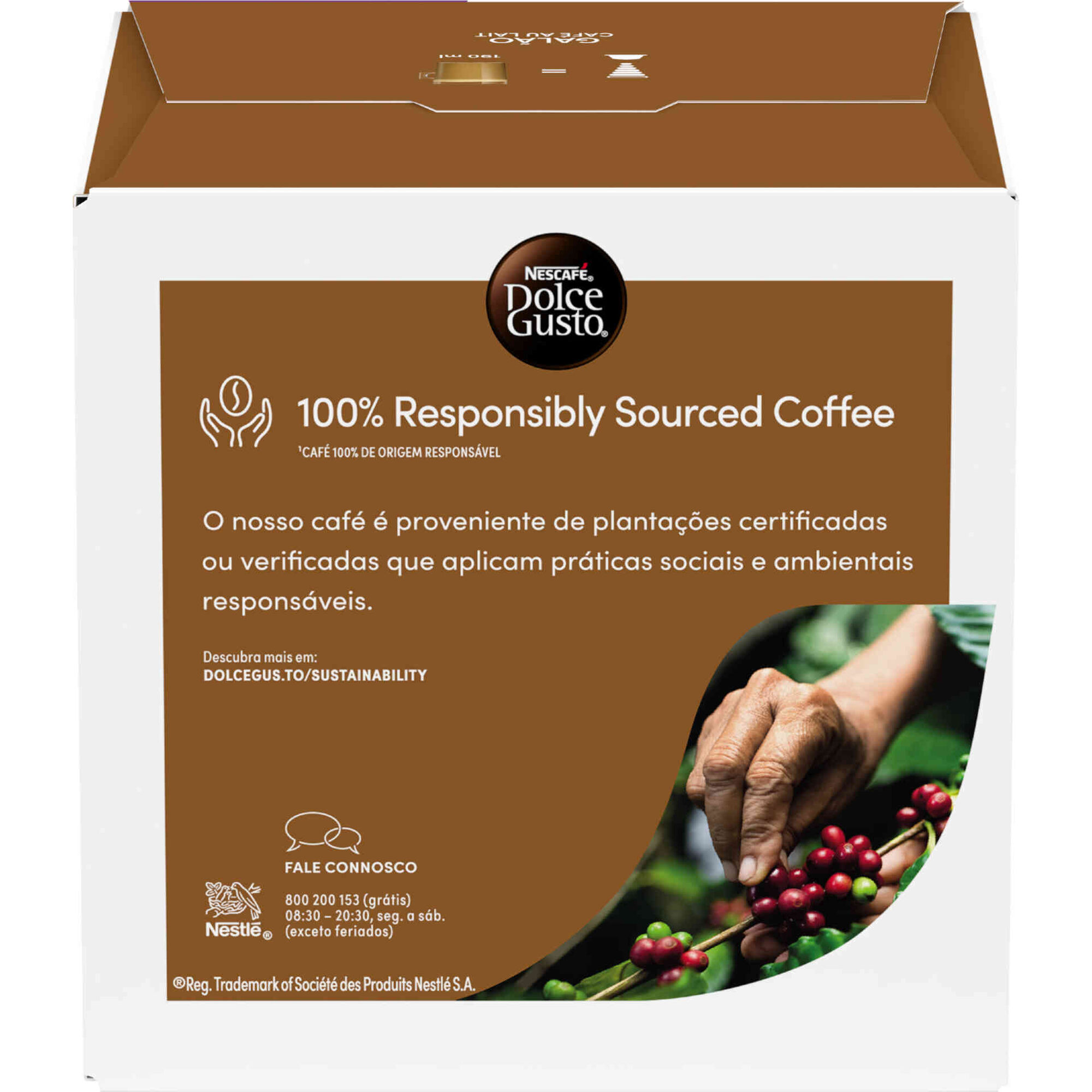 Cápsulas de Café com Leite Galão