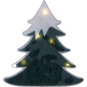 Árvore Sticker de Janela com Luz