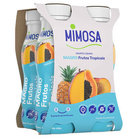 Iogurte L&iacute;quido Magro Frutos Tropicais Mimosa