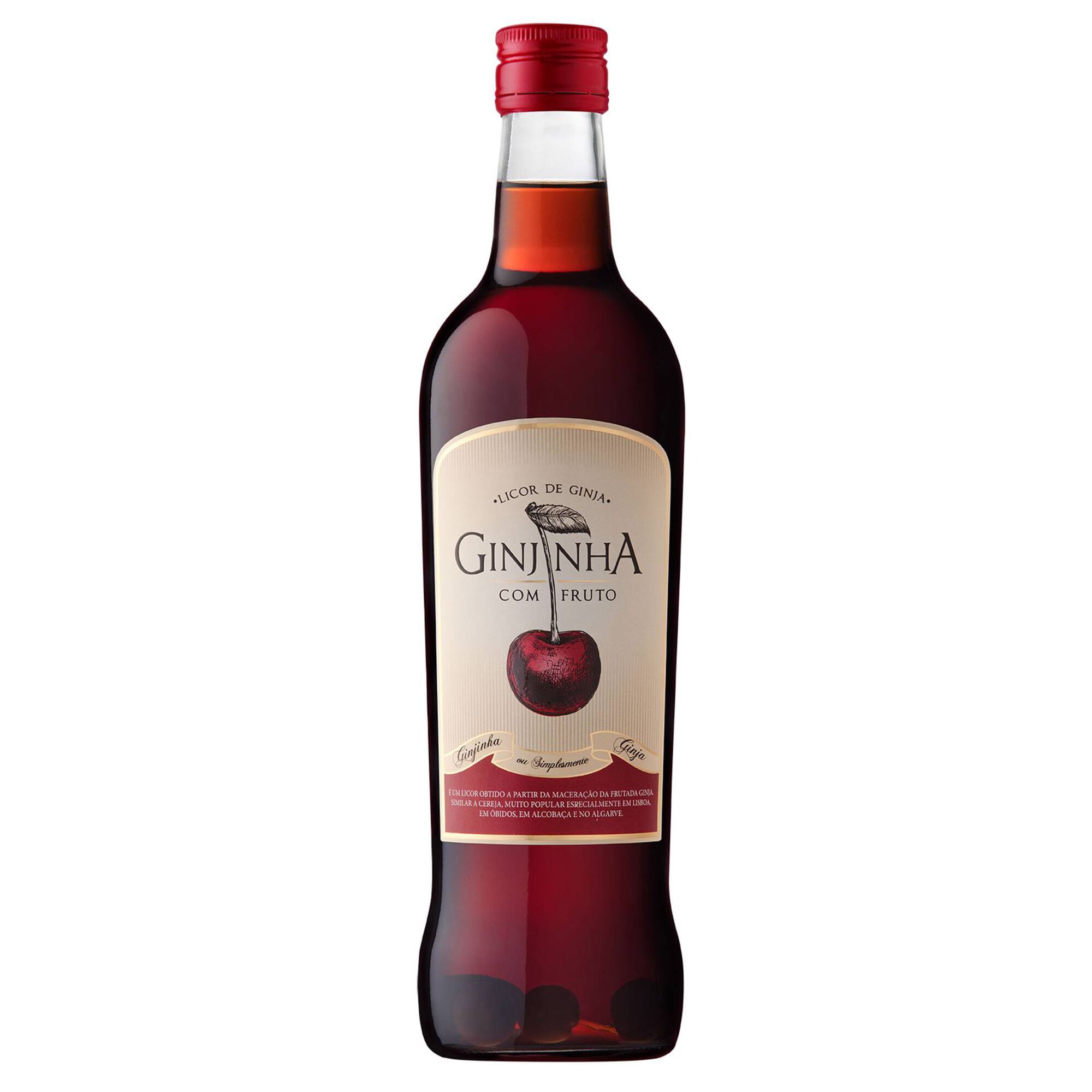 Licor de Ginja com Fruto Cabecinho Licor de Ginja com Fruto Cabecinho