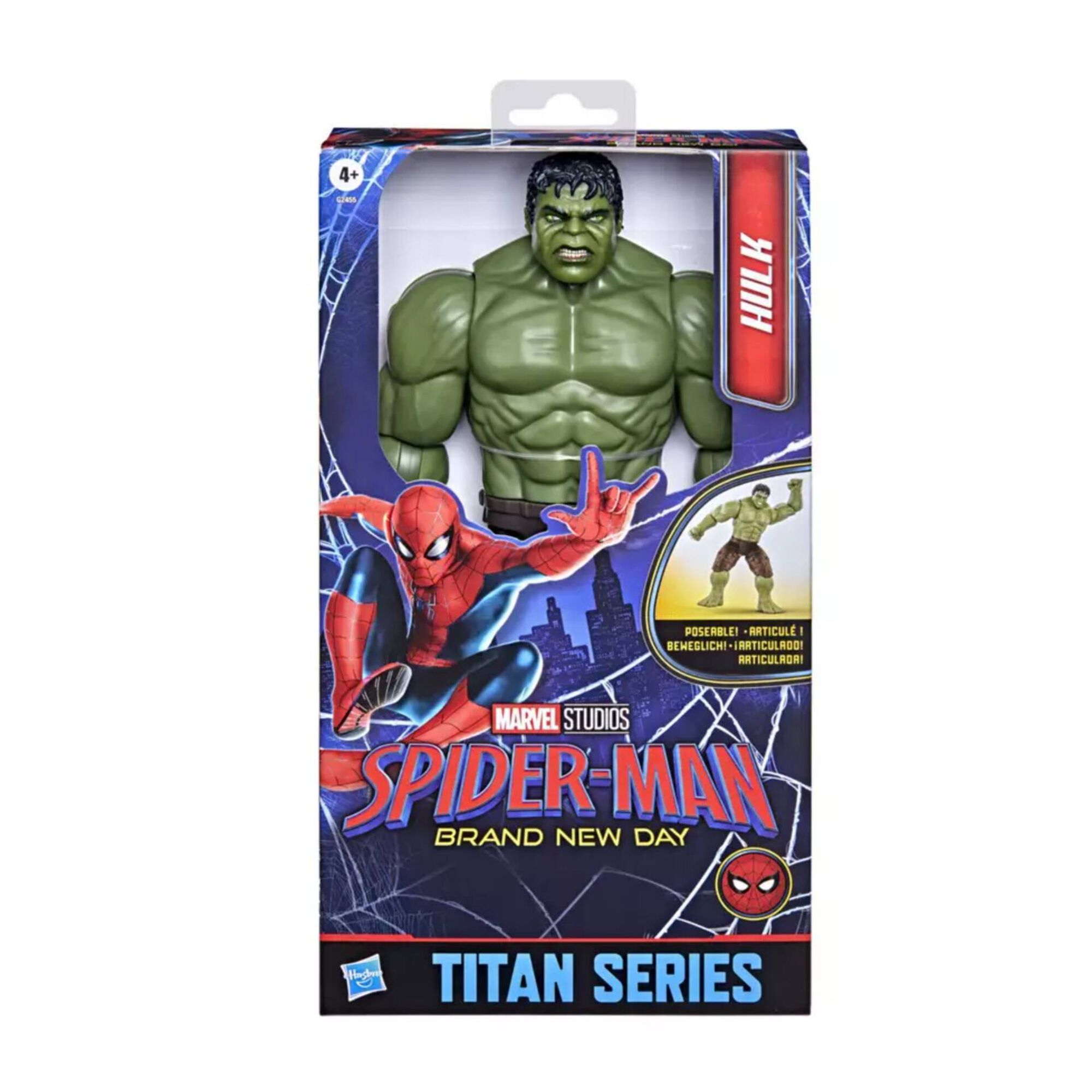 Marvel - Figura Deluxe Hulk Titan Series Spider-Man