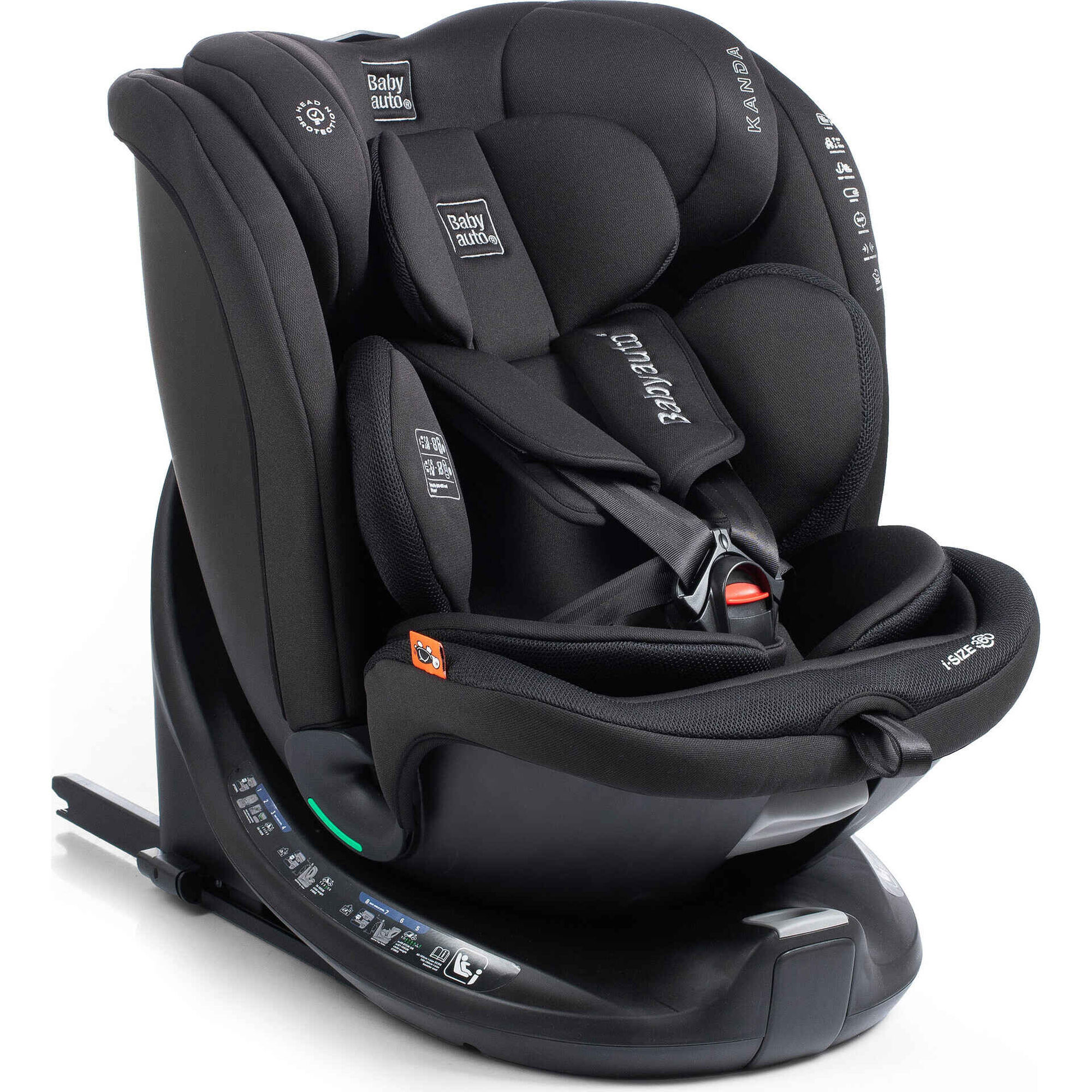 Cadeira Auto I-Size 40-150 Kanda Preta Babyauto