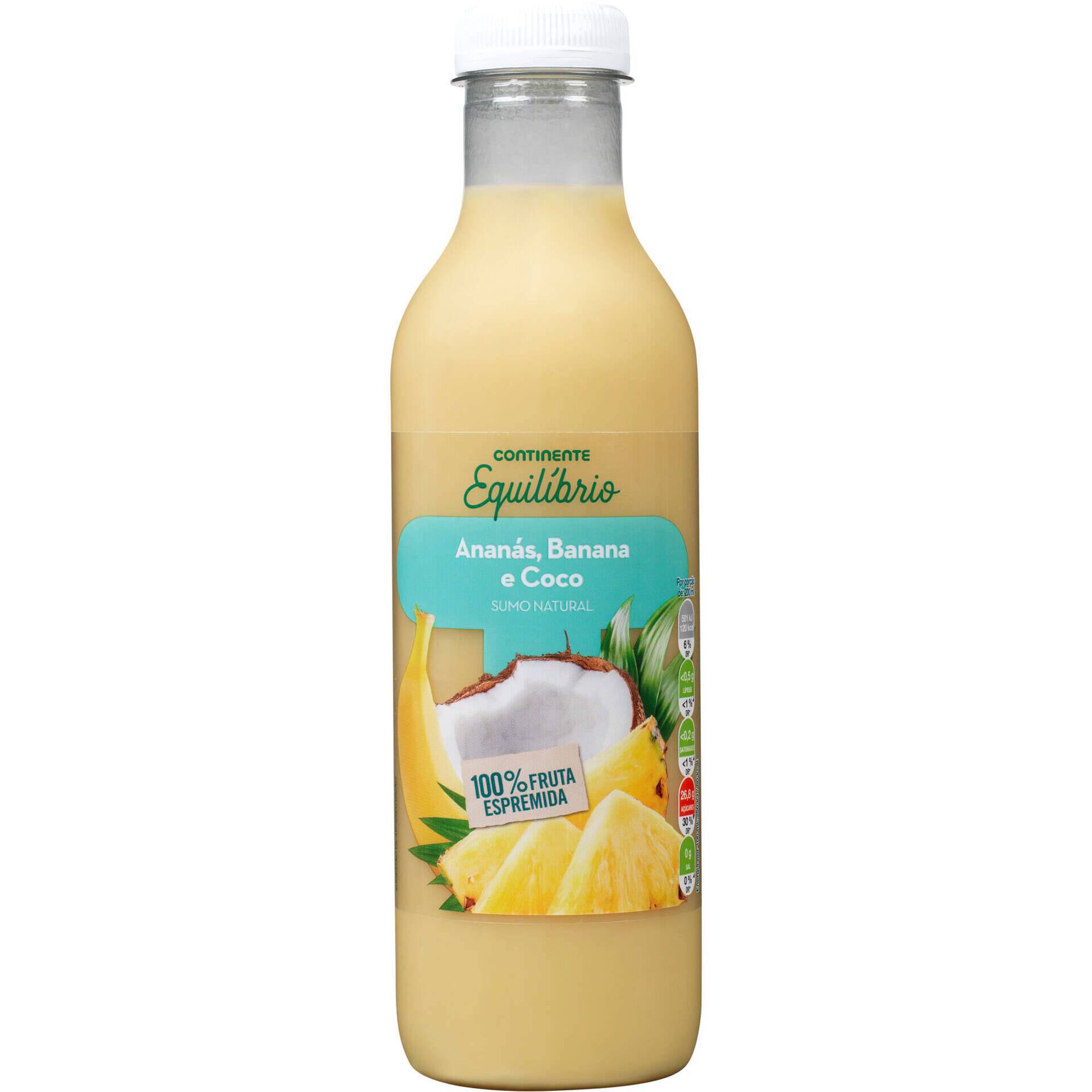 Sumo 100%  Ananás, Banana e Coco