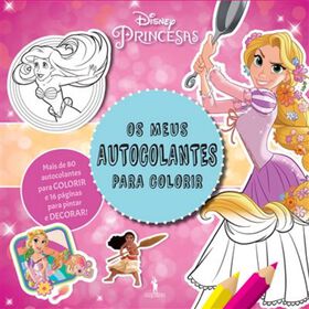 Os Meus Autocolantes para Colorir - Princesas