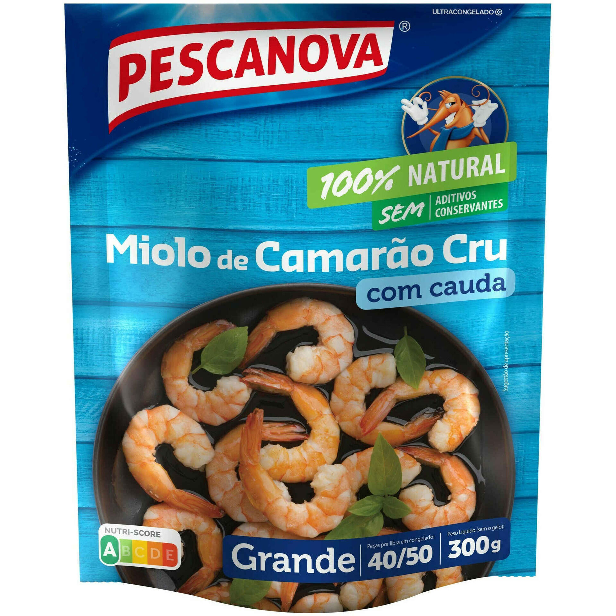 Miolo de Camarão Grande Cru 40/50 Ultracongelado