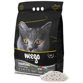 Areia Aglomerante Active Charcoal Plus Weego