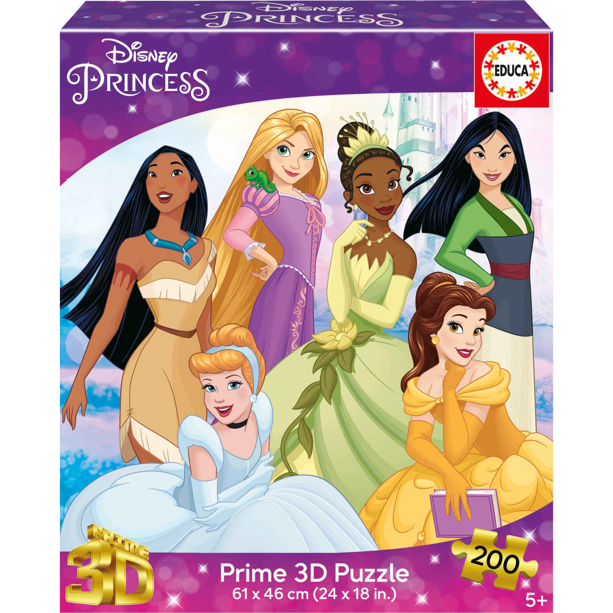 Educa - Puzzle 3D Princesas 200 Pe&ccedil;as