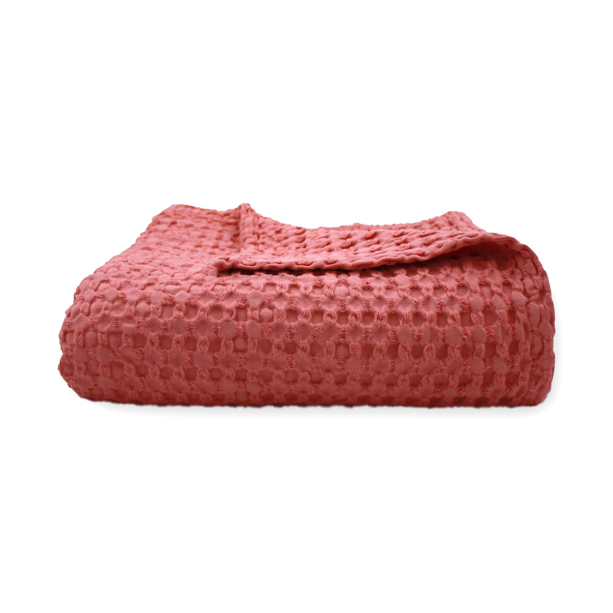 Manta Favo 120x170cm Rosa Fio Luso