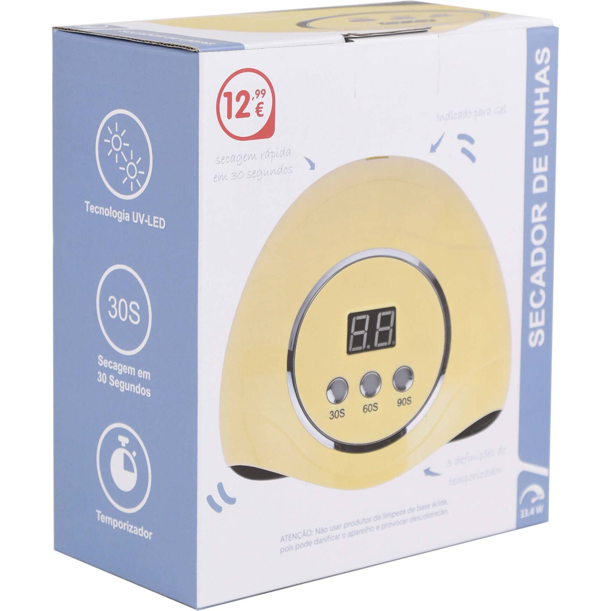 Secador de Unhas Tecnologia Led Uv Tempo Bazar&atilde;o