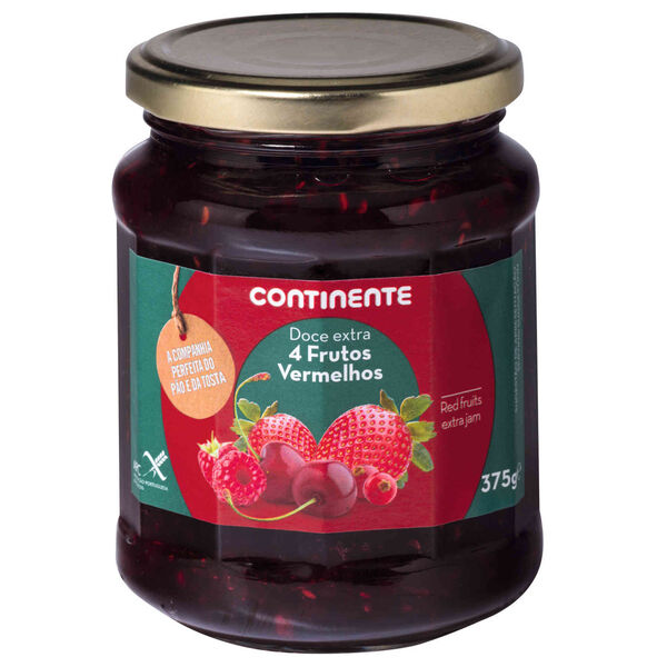 Doce Extra 4 Frutos Vermelhos Continente