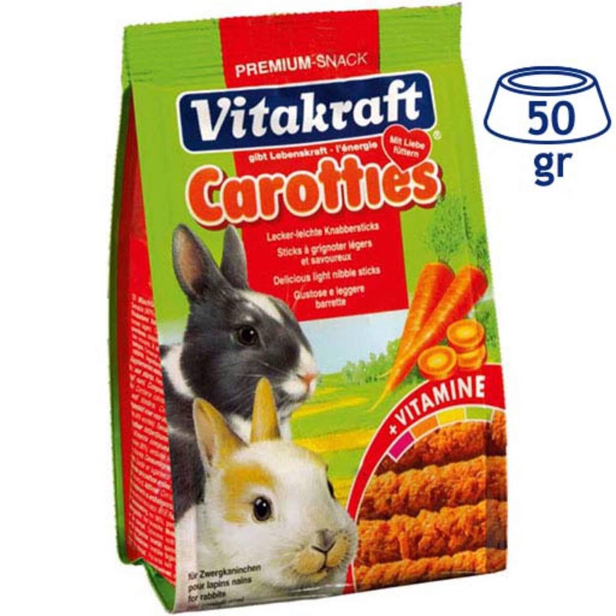 Comida para Roedor 6 Bastões Cenouras