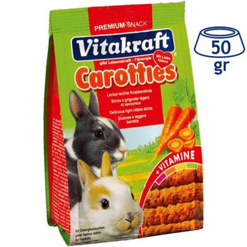 Comida para Roedor 6 Bastões Cenouras Vitakraft